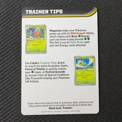 Mega Lucario Trainer Tips Card Pokemon TCG: Mega Evolution Near Mint (NM) - Image 2