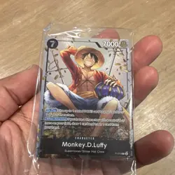 *Sealed* One Piece Monkey.D.Luffy P-075 Holo Card Promo Tin - Image 1