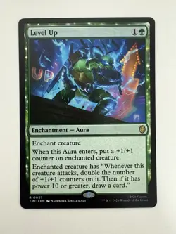 Level Up MTG Magic the Gathering Card NM Near Mint TMC - Image 1