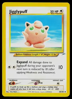 Pokemon Card - Jigglypuff Neo Destiny 44/105 Uncommon - Image 1