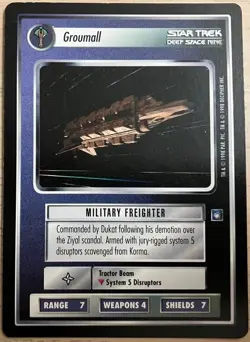 Groumall Star Trek CCG Card Game DS9 Rare LP - Image 1