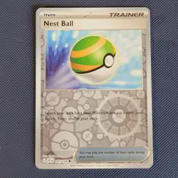 Nest Ball 181/198 - Scarlet & Violet - Uncommon Reverse Holo Pokemon Card - NM - Image 1