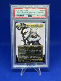2025 MTG FIC EN Character Borderless #0207 Y'shtola Night's Blessed PSA 10 - Image 1