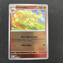 Ninetales 009/086 Reverse Holo Pokemon TCG: Chaos Rising Near Mint (NM) - Image 1