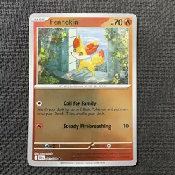 Fennekin 011/086 Reverse Holo Pokemon TCG: Chaos Rising Near Mint (NM) - Image 1