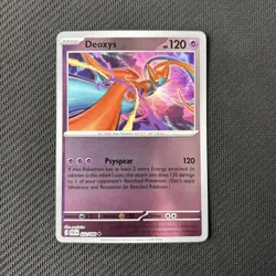 Deoxys 032/086 Reverse Holo Pokemon TCG: Chaos Rising Near Mint (NM) - Image 1