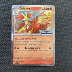 Delphox MEP074 Pokemon TCG: Black Star Promos Pre-Release Stamp Near Mint (NM) - Image 1