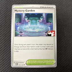 Mystery Garden 122/132 Non-Holo Play! Pokemon Prize Pack Series 8 Stamped (NM) - Image 1