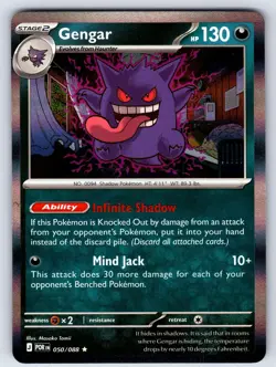Gengar 050/088 Rare Perfect Order Pokemon Holo Near Mint - Image 1