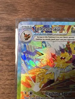 Pokemon Jolteon EX Prismatic Evolution TCG Card 153/131 Holo - Image 3