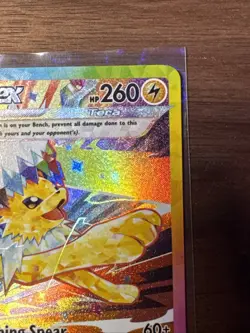 Pokemon Jolteon EX Prismatic Evolution TCG Card 153/131 Holo - Image 4