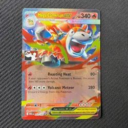 Mega Camerupt ex 022/132 Play! Pokemon Prize Pack Series 8 Stamped (NM) - Image 1