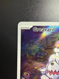 Greavard 214/198 Illustration Rare Scarlet & Violet Pokemon NM/M - Image 3