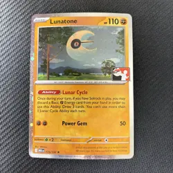 Lunatone 074/132 HOLO Play! Pokemon Prize Pack Series 8 Stamped (NM) - Image 1