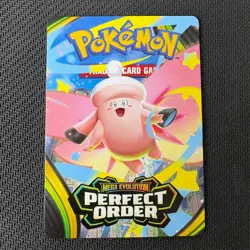 Mega Clefable Trainer Tips Pokemon TCG: Perfect Order Near Mint (NM) - Image 1