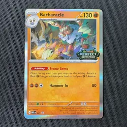 Barbaracle MEP065 Pokemon TCG: Black Star Promos Pre-Release Stamped (NM) - Image 1