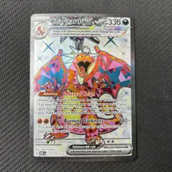 Charizard ex 215/197 Pokemon TCG: Obsidian Flames Lightly Played (LP) Full Art - Image 1