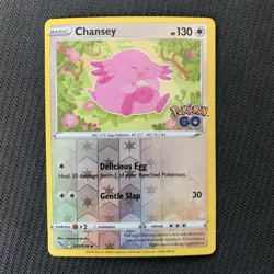 Chansey 051/078 Reverse Holo Pokemon TCG: Pokemon GO Near Mint - Image 1