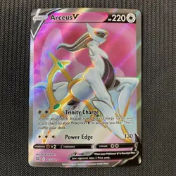 Arceus V 165/172 Pokemon TCG: Brilliant Stars Full Art Near Mint (NM) - Image 1