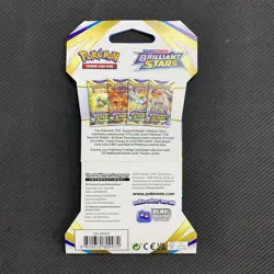 Brilliant Stars Random Sleeved Booster Pack Pokemon TCG Sword & Shield Era 2022 - Image 5
