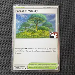 Forest of Vitality 117/132 HOLO Play! Pokemon Prize Pack Series 8 Stamped (NM) - Image 1