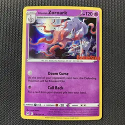 Hisuian Zoroark 076/196 Gamestop Stamped Pokemon TCG: Lost Origin Near Mint (NM) - Image 1