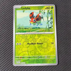 Ledyba 002/142 Reverse Holo Pokemon TCG: Stellar Crown Near Mint (NM) - Image 1