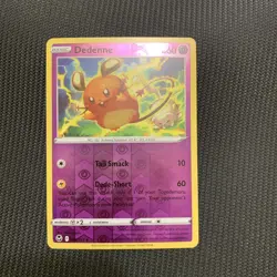 Dedenne 085/195 Reverse Holo Pokemon TCG: Silver Tempest Near Mint (NM) Uncommon - Image 1
