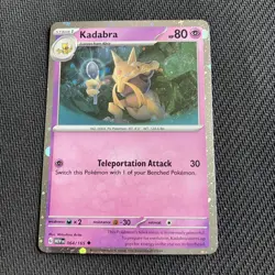 Kadabra 064/165 Pokemon TCG: 151 Cosmos Holo Near Mint (NM) - Image 1