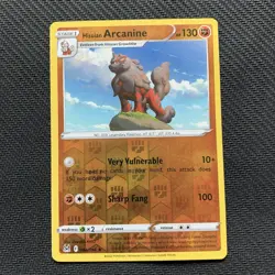 Hisuian Arcanine 084/196 Reverse Holo Pokemon TCG Lost Origin Near Mint (NM) - Image 1