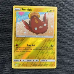 Stunfisk 067/236 Reverse Holo Pokemon TCG: Unified Minds Near Mint - Image 1