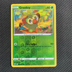 Grookey 010/202 Reverse Holo Pokemon TCG: Sword & Shield Near Mint (NM) - Image 1