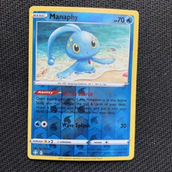 Manaphy 024/072 Reverse Holo Pokemon TCG: Shining Fates Near Mint - Image 1