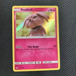 Snubbull 15/18 Pokemon TCG: Detective Pikachu Near Mint (NM) Holo - Image 1