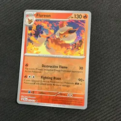 Flareon 013/131 Reverse Holo Pokemon TCG: Prismatic Evolutions Near Mint (NM) - Image 1