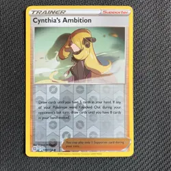 Cynthia's Ambition 138/172 Reverse Holo Pokemon TCG: Brilliant Stars Near Mint ( - Image 1