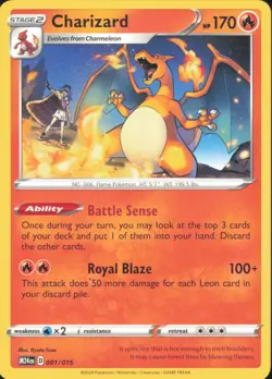 Charizard 001/015 Promo McDonald's Promos 2024 Pokemon Near Mint - Image 1