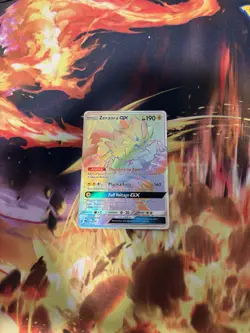 Zeraora GX 221/214 Rare Rainbow Lost Thunder Pokemon NM - Image 1