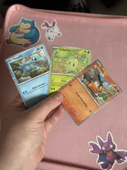 Pokemon TCG - Ascended Heroes - Totodile & Chikorita & Tepig Cosmo Holo 2026 - Image 1