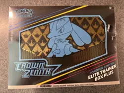 Pokemon Center Crown Zenith ETB Elite Trainer Box Plus New Sealed Small Tear - Image 3