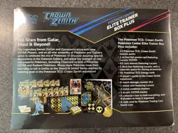 Pokemon Center Crown Zenith ETB Elite Trainer Box Plus New Sealed Small Tear - Image 4