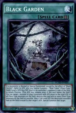 Black Garden Yu-Gi-Oh! LC5D-EN101 1st Secret Rare - Image 1