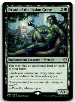 MTG Dryad of the Ilysian Grove R Theros Beyond Death 169 LP - Image 1