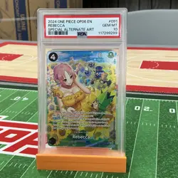 2024 ONE PIECE OP06-WINGS OF THE CAPTAIN SPECIAL ALTERNATE ART REBECCA PSA 10 - Image 1