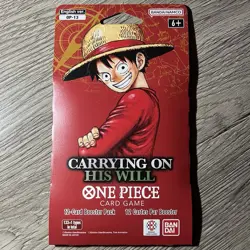 One Piece TCG OP-13 Carrying On His Will Sleeved Booster Pack Lot Of 10 - Image 1
