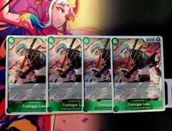 🔥 One Piece TCG Trafalgar Law OP13-031 R Playset x4 | OP-13 Rare | Near Mint 🔥 - Image 1