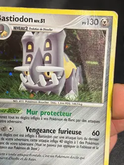 CARTE POKEMON BASTIODON 21/123 FR HOLO DP TRESORS MYSTERIEUX - PL - Image 2