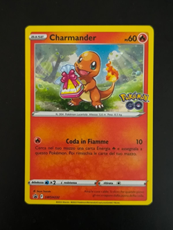 Carta Pokemon CHARMANDER SWSH232 Pokemon GO Black Star Promo Holo ITA Near Mint - Image 1