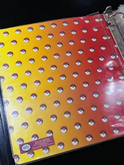 Pokemon TCG Vintage 3 Ring Binder Ash 1999 Pikachu Brock Misty Official Nintendo - Image 4