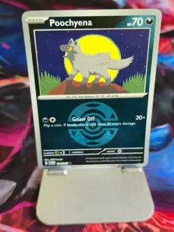 POOCHYENA 128/217 DUSK BALL REVERSE HOLO ASCENDED HEROES POKEMON TCG NM - Image 1